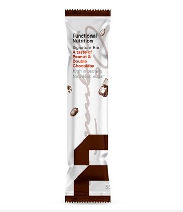  Protein Bar - Peanut & Double Choko 55 g fra Functional Nutrition